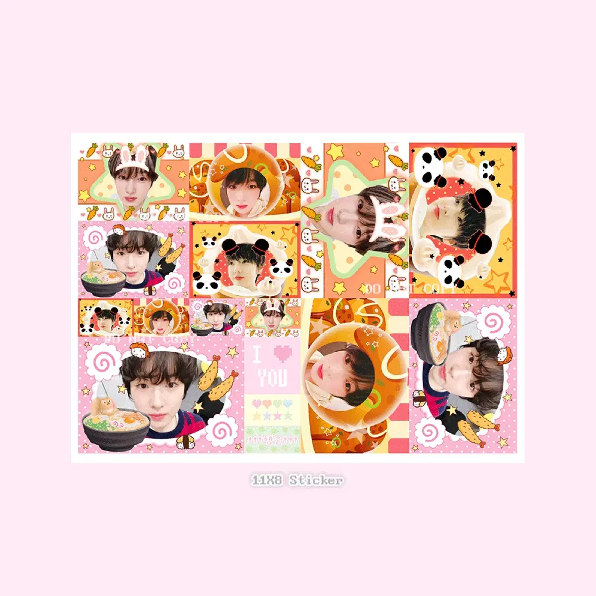 NCT wish Sakuya purikura sticker unofficial goods Sell