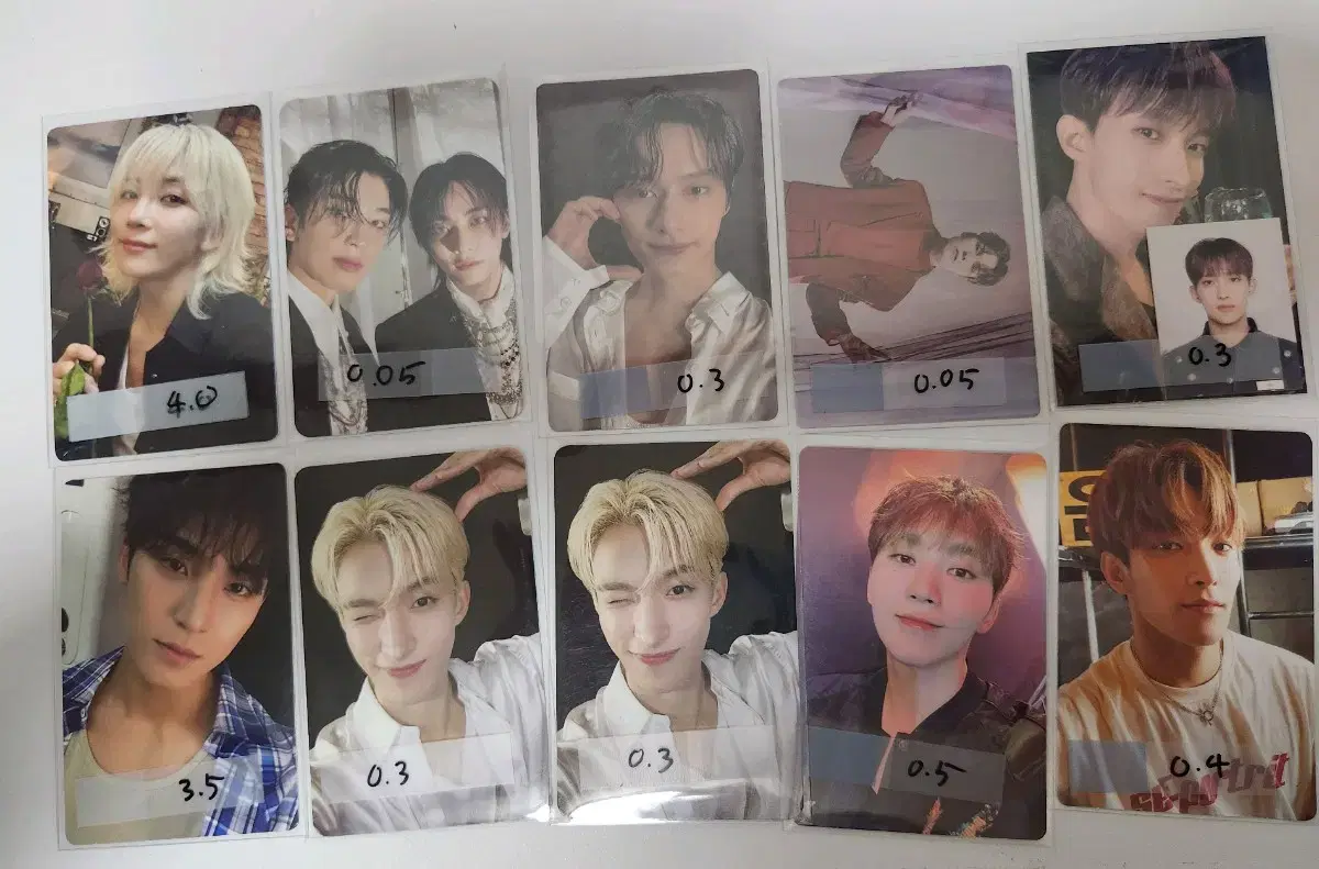 Seventeen photocard bulk wts jeonghan mingyu Carats Wts