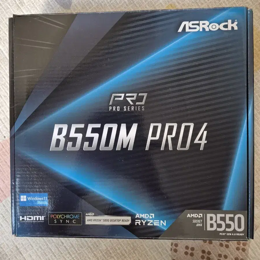 메인보드 B550M  PRO4  거의새것