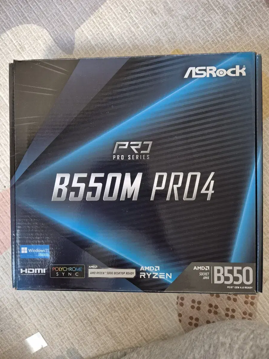 메인보드 B550M  PRO4  거의새것