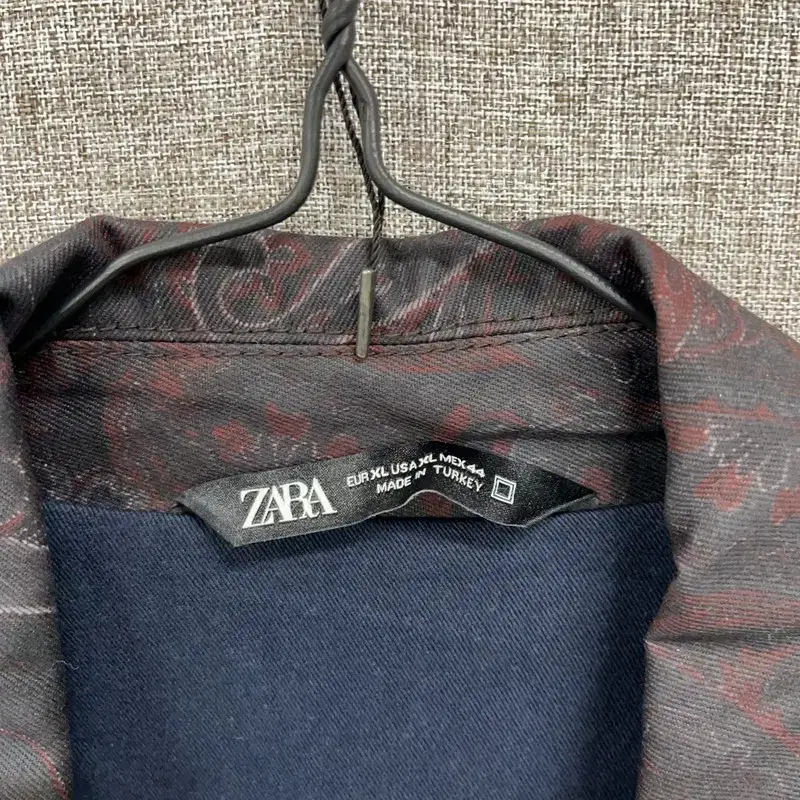 자라 ZARA 페이즐리 코팅 워크자켓 105 K05953