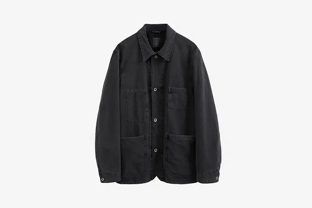 [3] Polyester Coverall Chore Jacket Charcoal