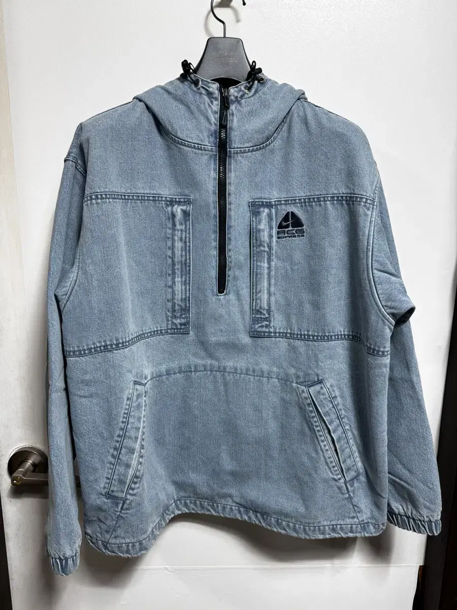 [M] Supreme x Nike ACG Denim Pullover Washed bloo - 22FW