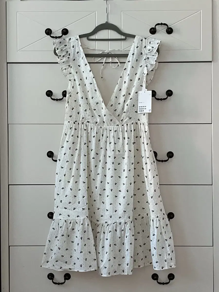 (select new items)ANNE AND THE STORIES White Flower Dot ONEPIECE