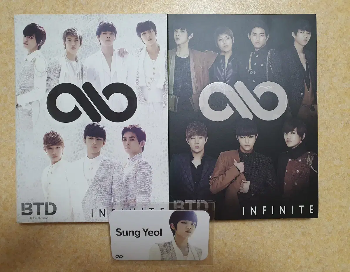 Infinite Japan BTD album set (Sungyeol photocard)