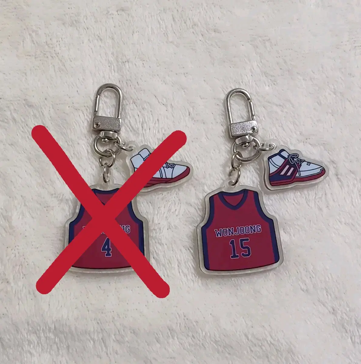 Garbage Time Jo Jae-Seok Won Jung-Go Uniform Keyring