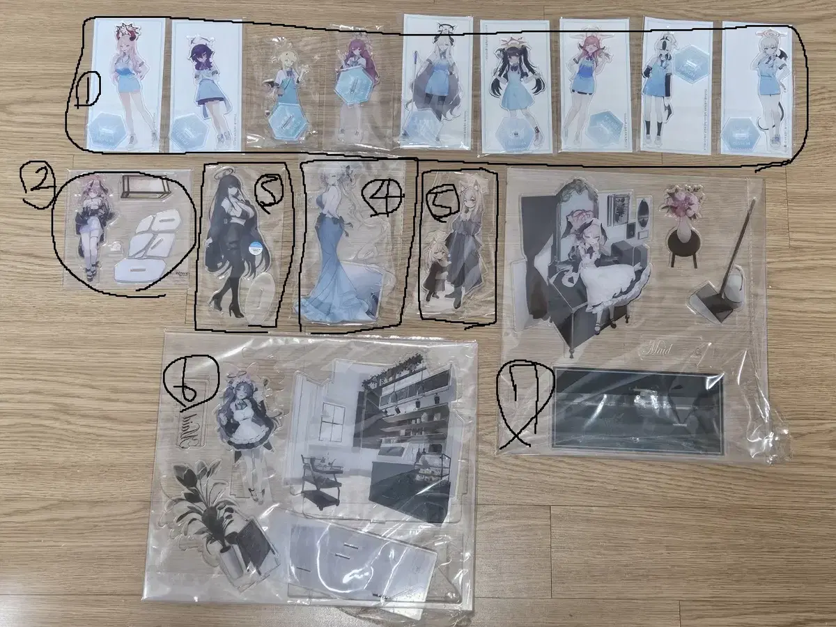 [unsealed] Bloo archive acrylic stand