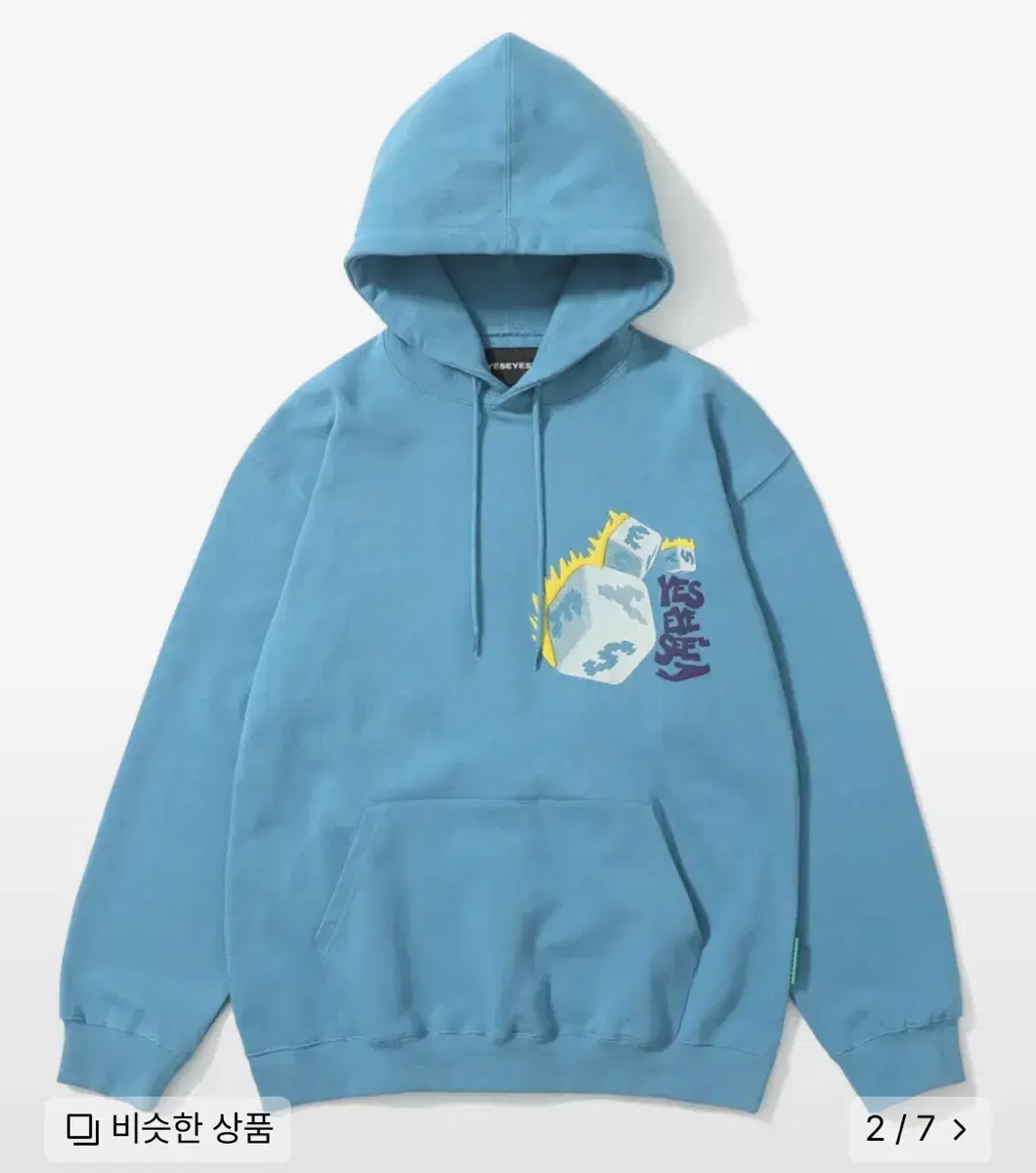 Sell Wan) yeseyesee yeseyesee hoodie bloo blue mint S