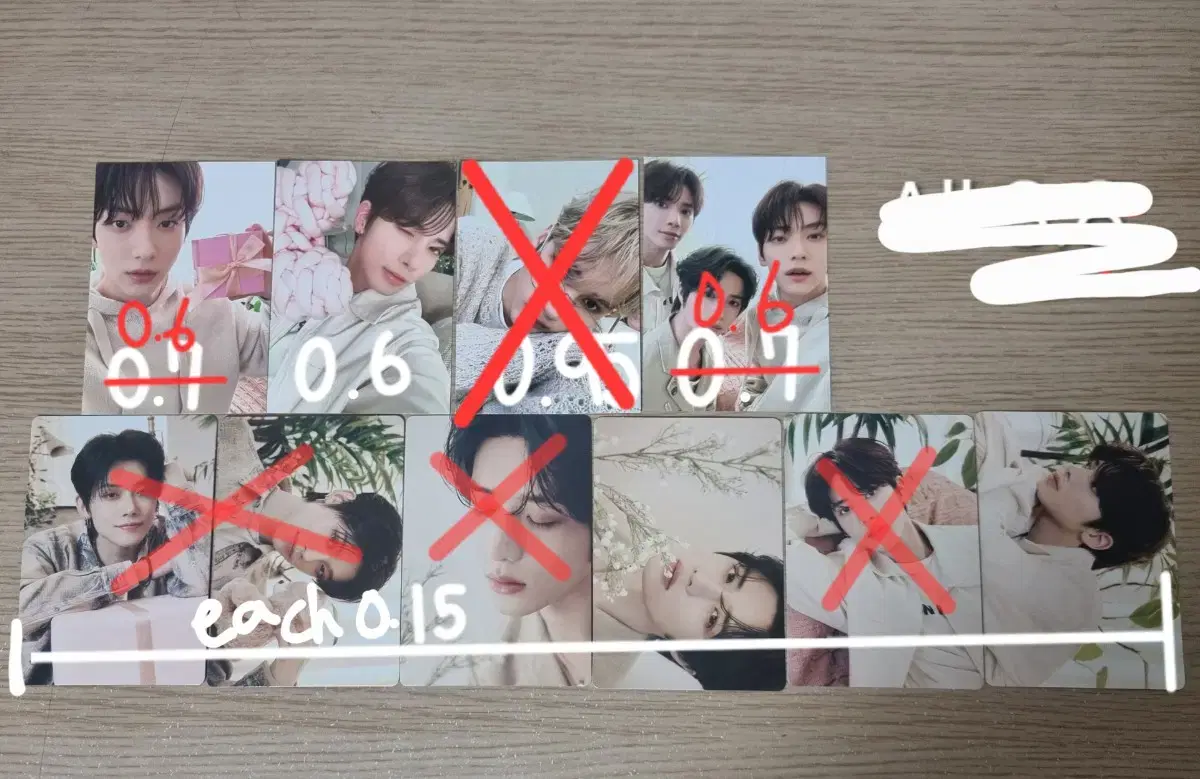 txtTubatu 2024Dream Week MiniPhotocard SoobinYeonjun BeomgyuTaehyun HueningkaiWTS