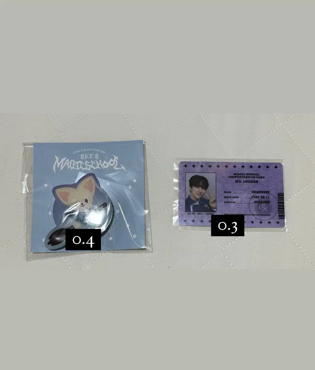 Straykids skz fanmeeting Magic School GripTalk Student ID changbin i.n.