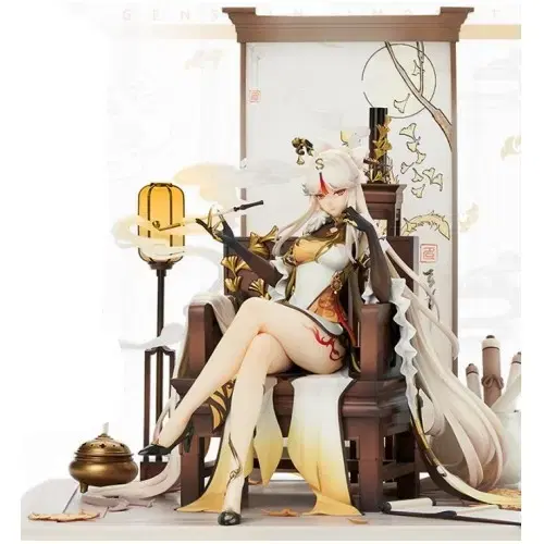 Takpo Genshin Impact Ningguang figure (with box, Ningguang + Key Lara pre-order benefit )