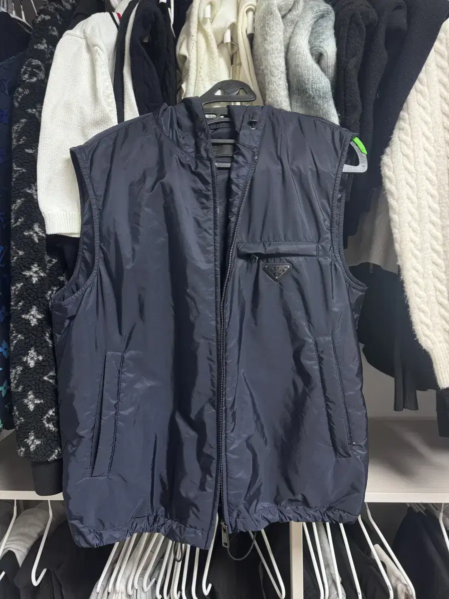 Prada Triangle Logo Vest Padded