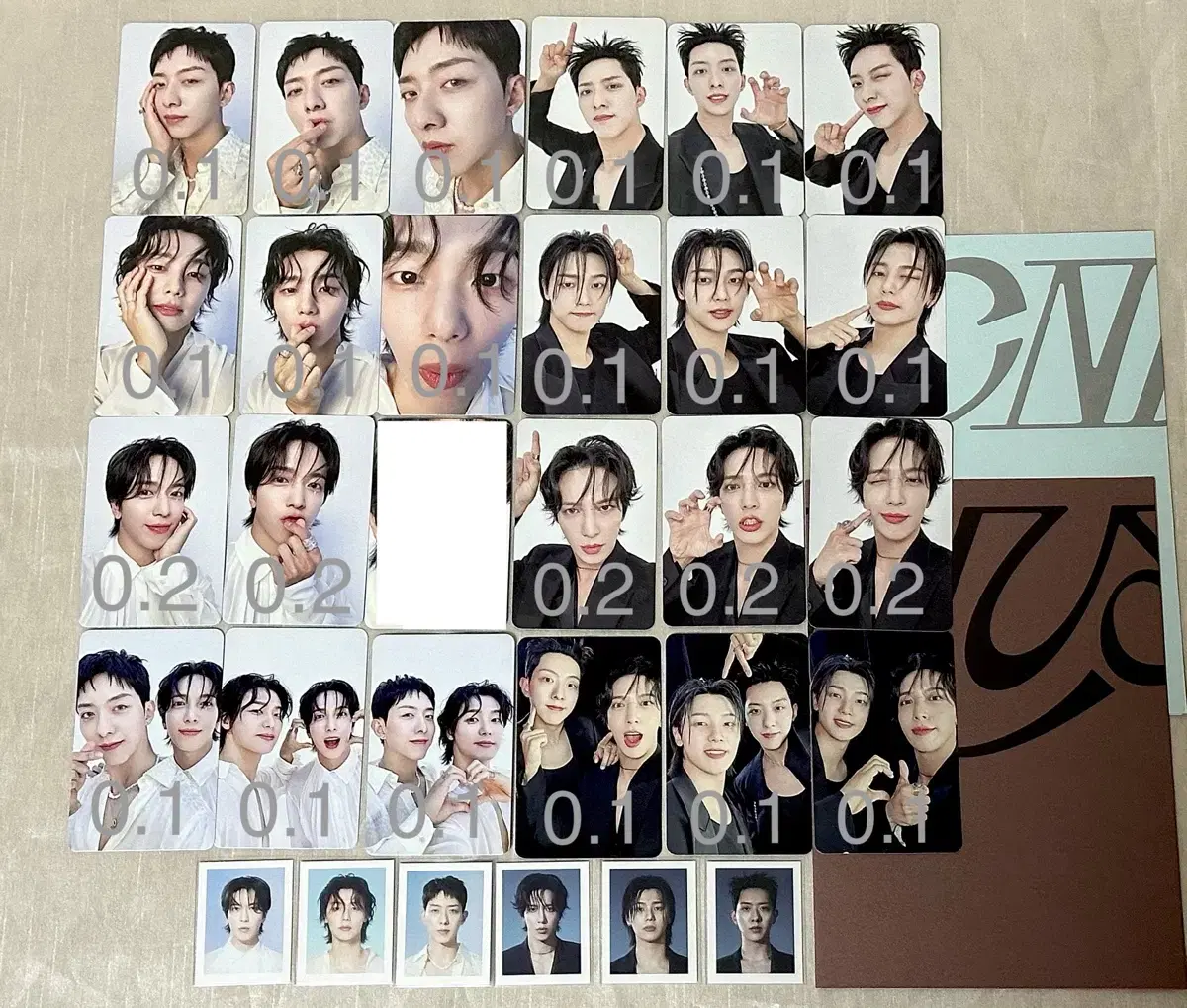 CNBLUE X photocard, Jung Yong-hwa, Kang Minhyuk, Lee Jung-shin album, Poca