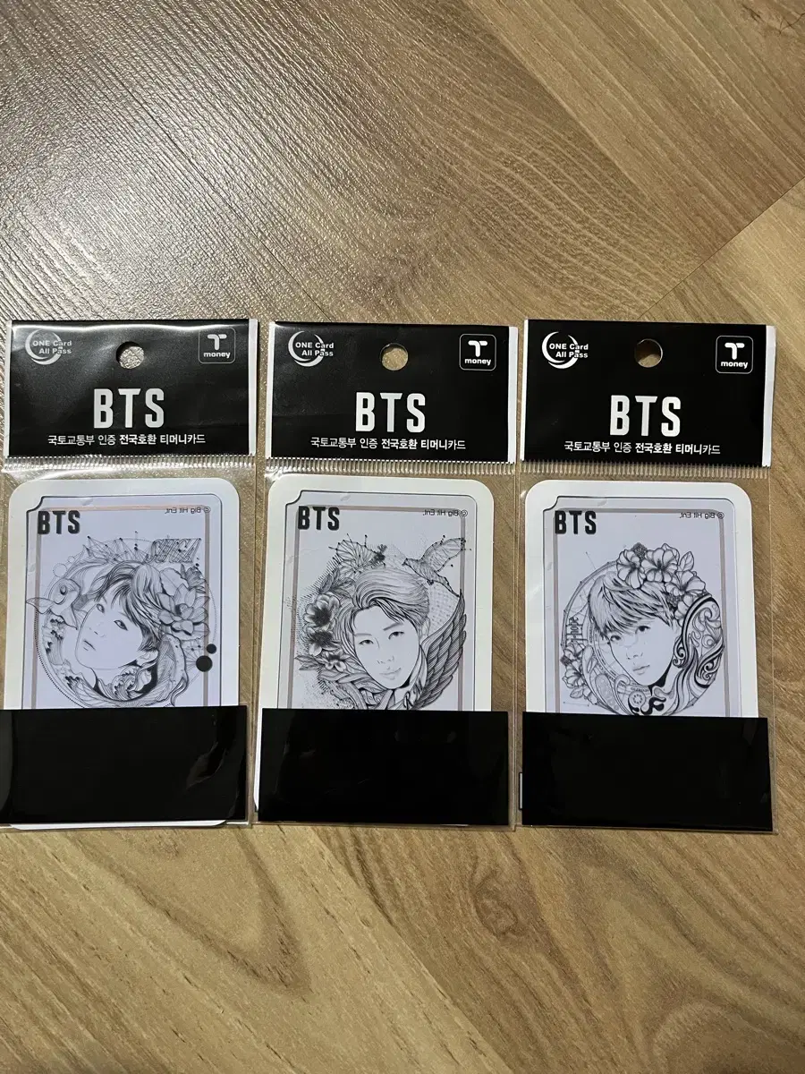 Bangtan T-Money Transportation Card Unsealed