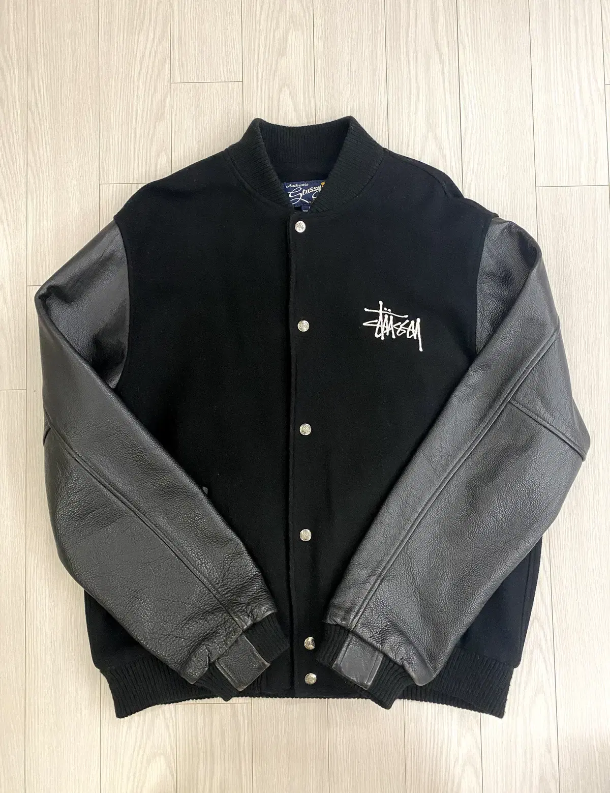 [L] stussy 스투시 1999 홈보이 바시티 자켓