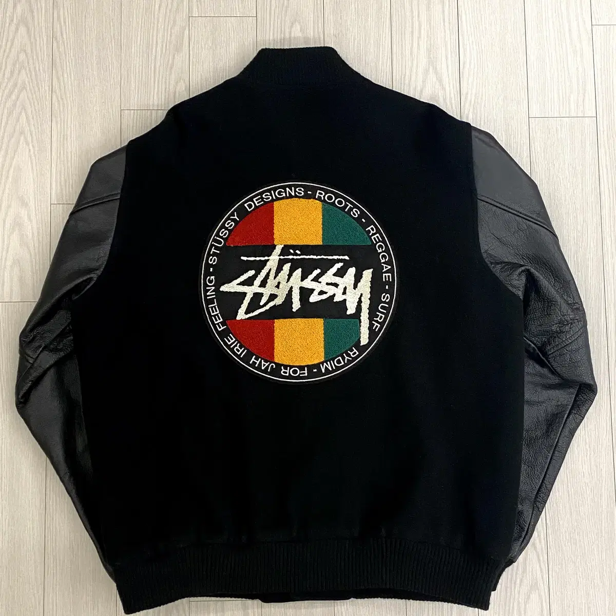 [L] stussy 스투시 1999 홈보이 바시티 자켓