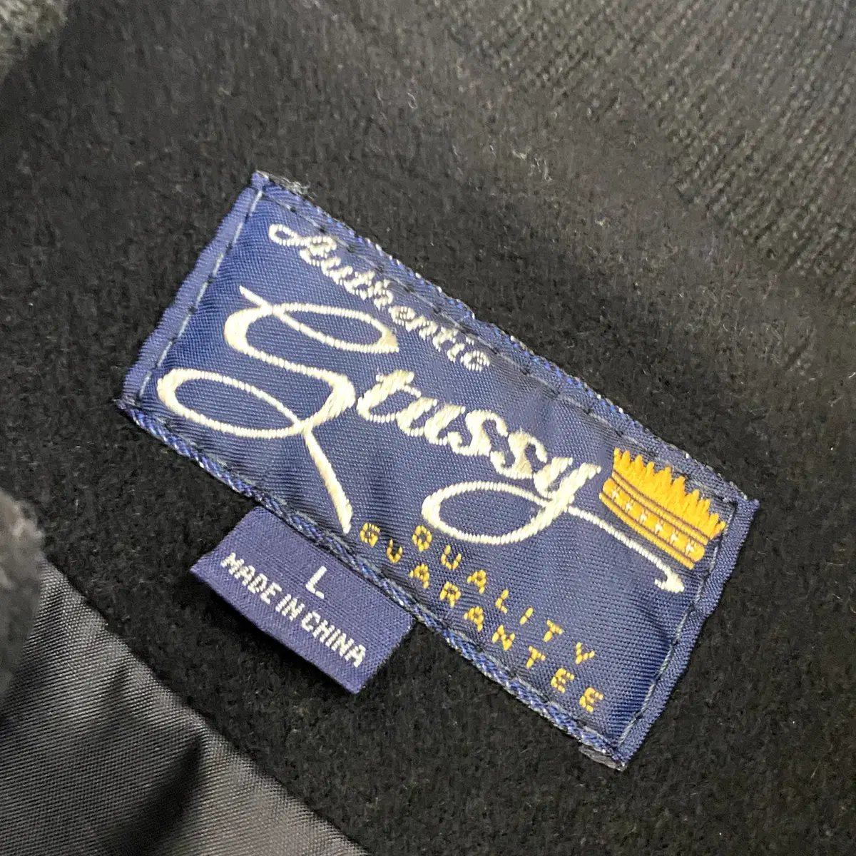 L] 90's Stussy Stussy Homeboy Varsity Jacket #스투시,#스투