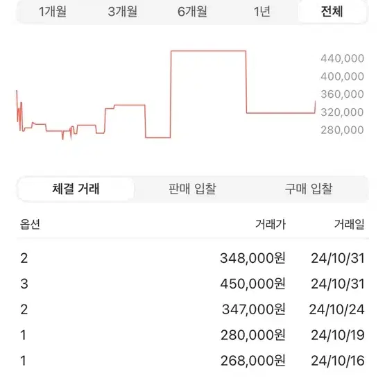 프로텍트gr 메탈릭 봄버 2사이즈 판매