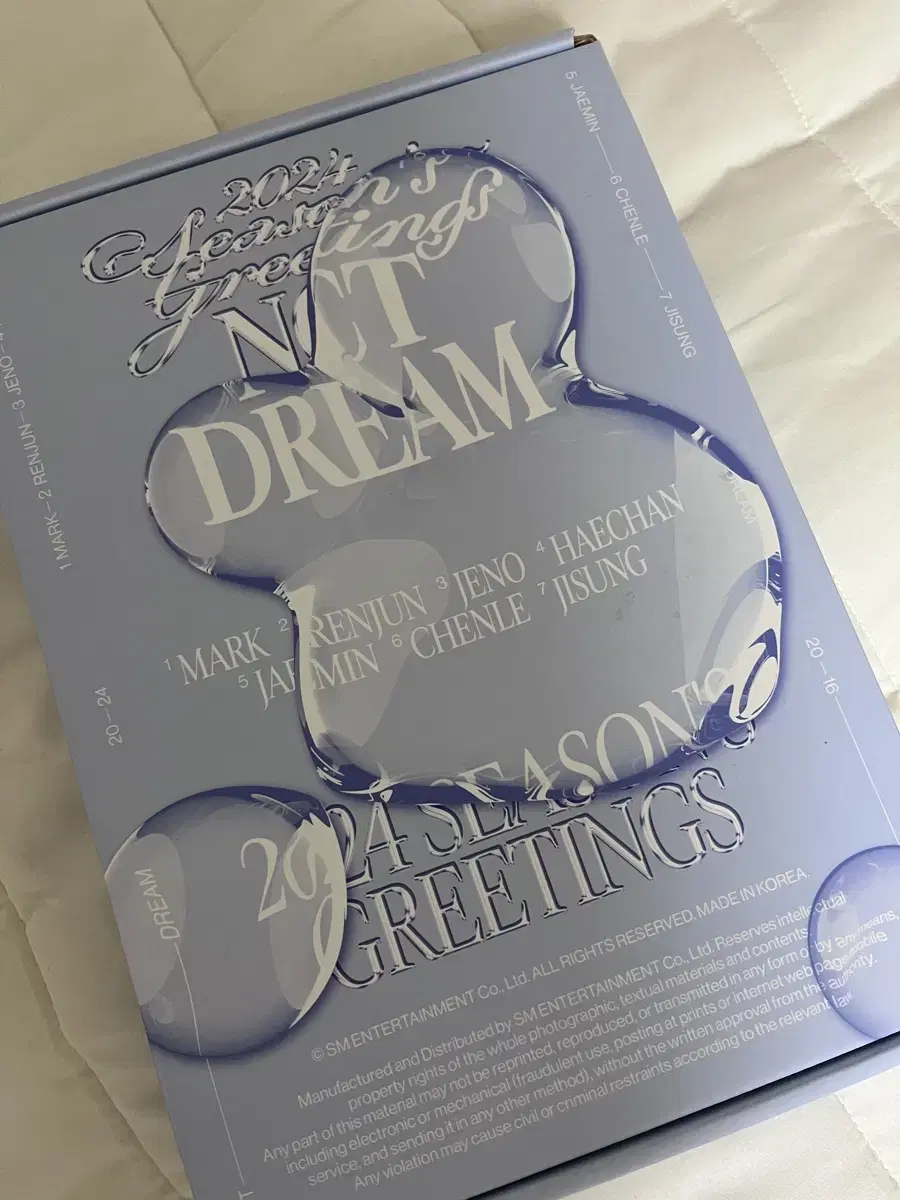 NCT Dream 2024 seasons greetings wts jaemin mark jeno Haechan