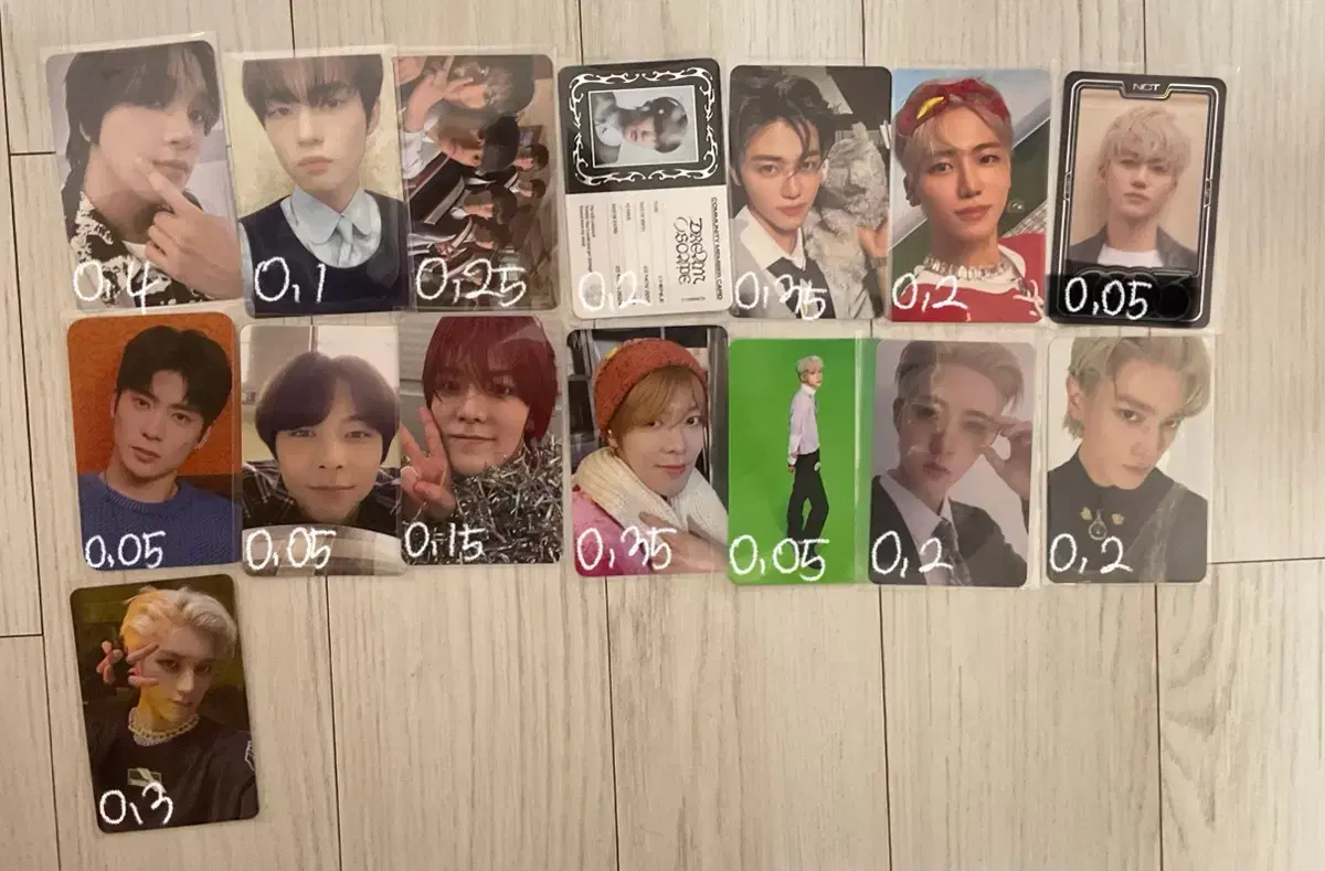 NCT Dream nct 127 photocard wts sell Smoothie Fact Check Candy Run