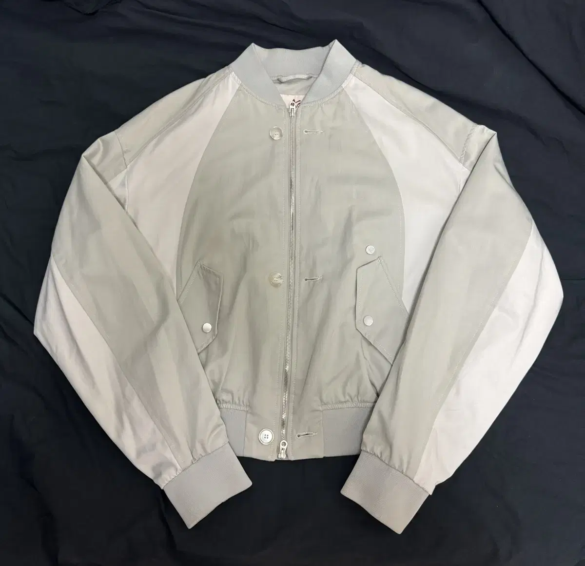 Adoff Bomber Jacket Ivory L