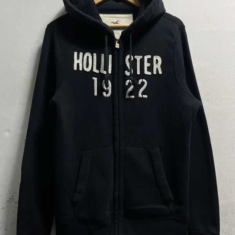 100 HOLISTER 홀리스터 빅로고 기모 스웻 후드집업 정품