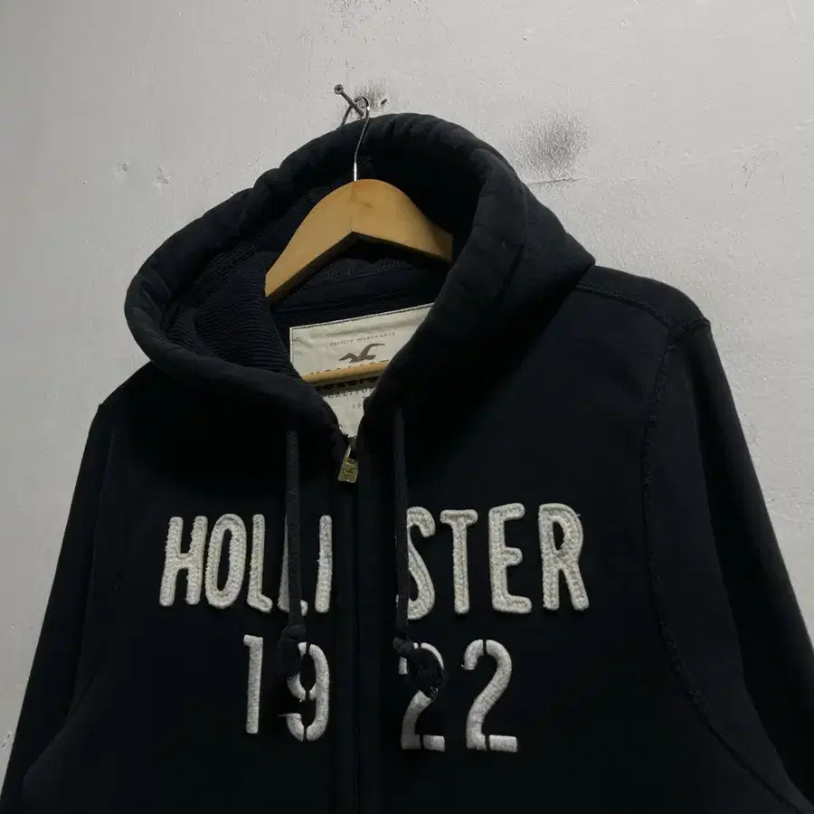 100 HOLISTER 홀리스터 빅로고 기모 스웻 후드집업 정품