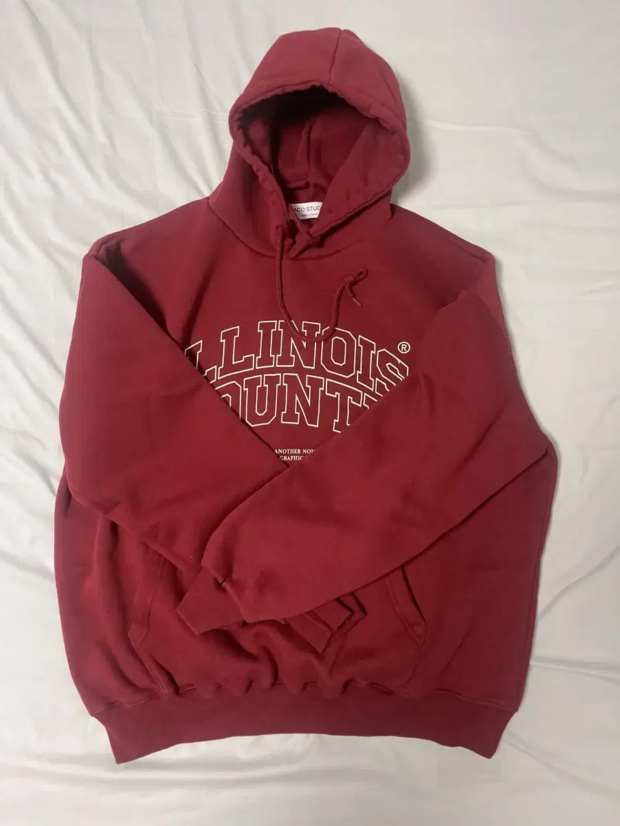 Burgundy hoodie