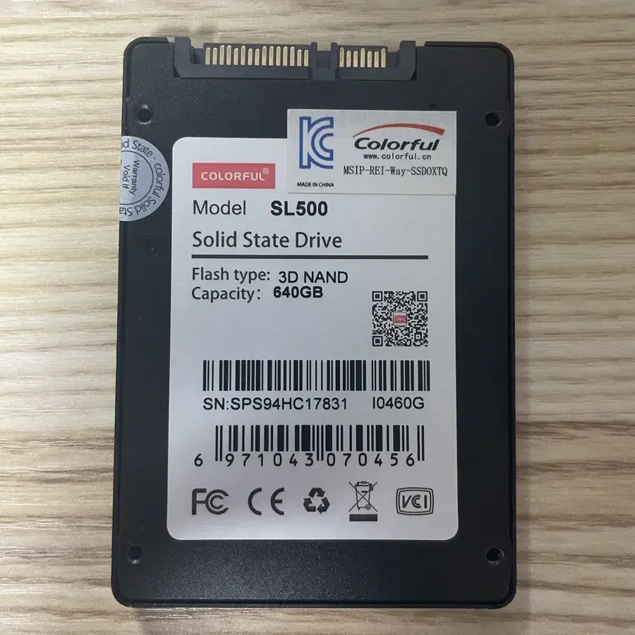 colorful sl500 640gb ssd