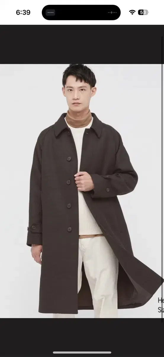 (A-class)UNIQLO Balmacan Coat Brown L(YouTuber run-up recommended coat)