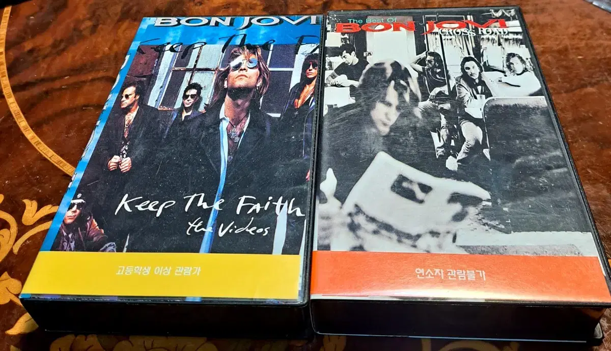 본조비 Bon Jovi 비디오 테이프 VHS 2개 세트