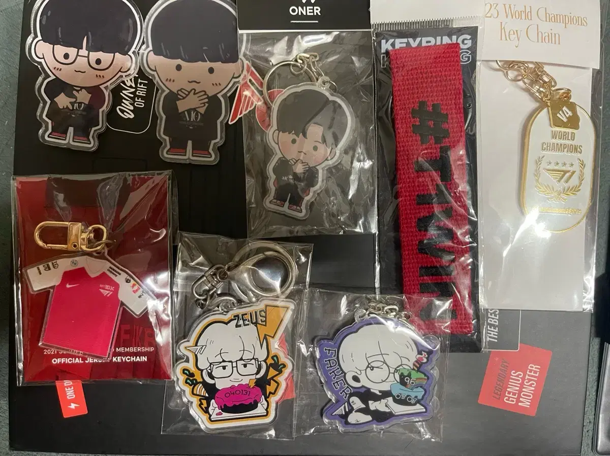 Tiwon Zeus Owner Fei Kuma Yushi Keria keyring SOLD!!!