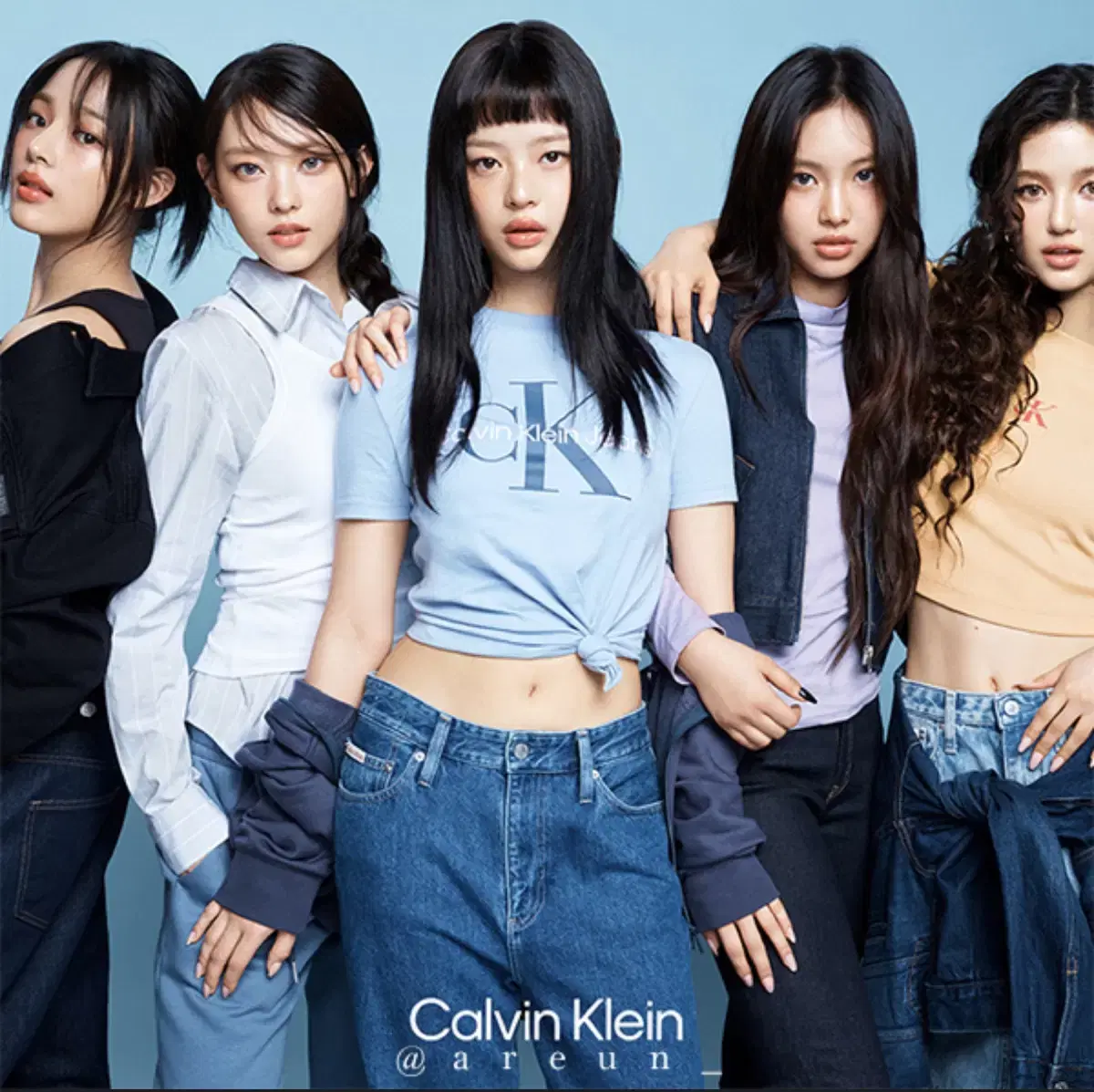 (unsealed) new jeans Calvin Klein CK pre-order benefit Merchandise / Postcards+Stickers+Posters