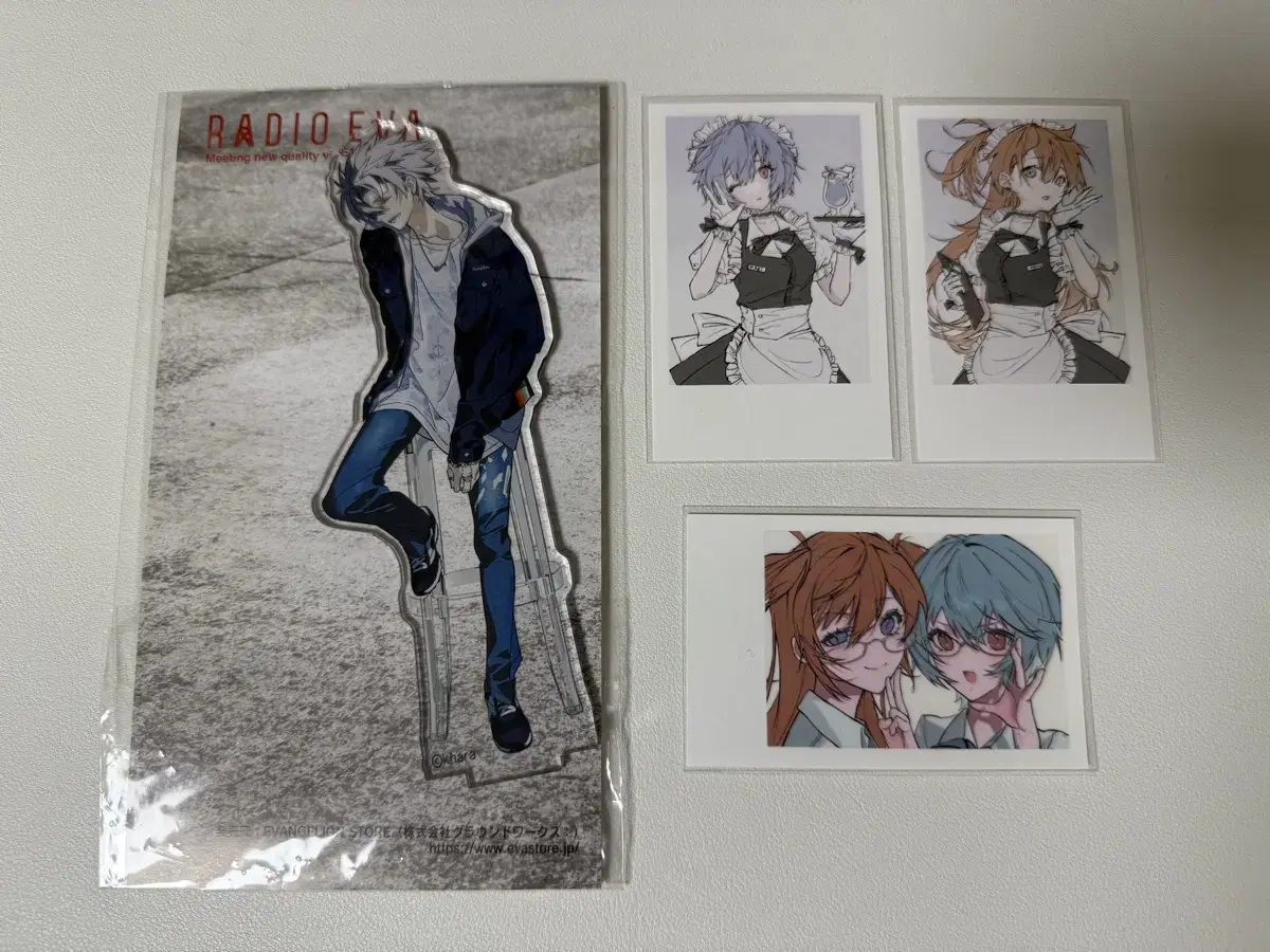 Evangelion Kaoru acrylic lay Asuka pola kard bulk WTS