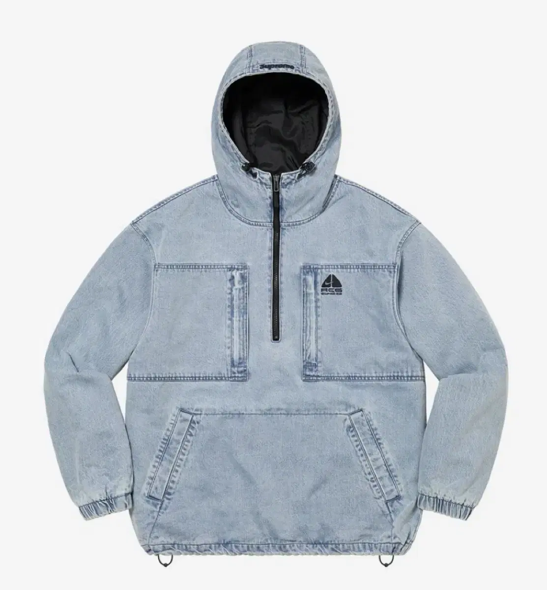 Supreme Nike ACG Denim Pullover Washed bloo 22FW L