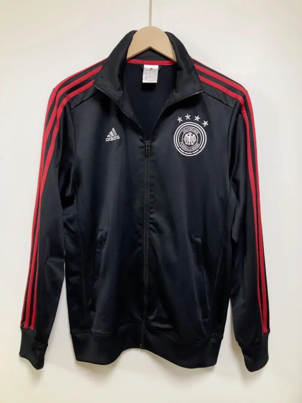 Adidas Germany Jersey Black Red Black Zip Up World Cup Track Top Jacket