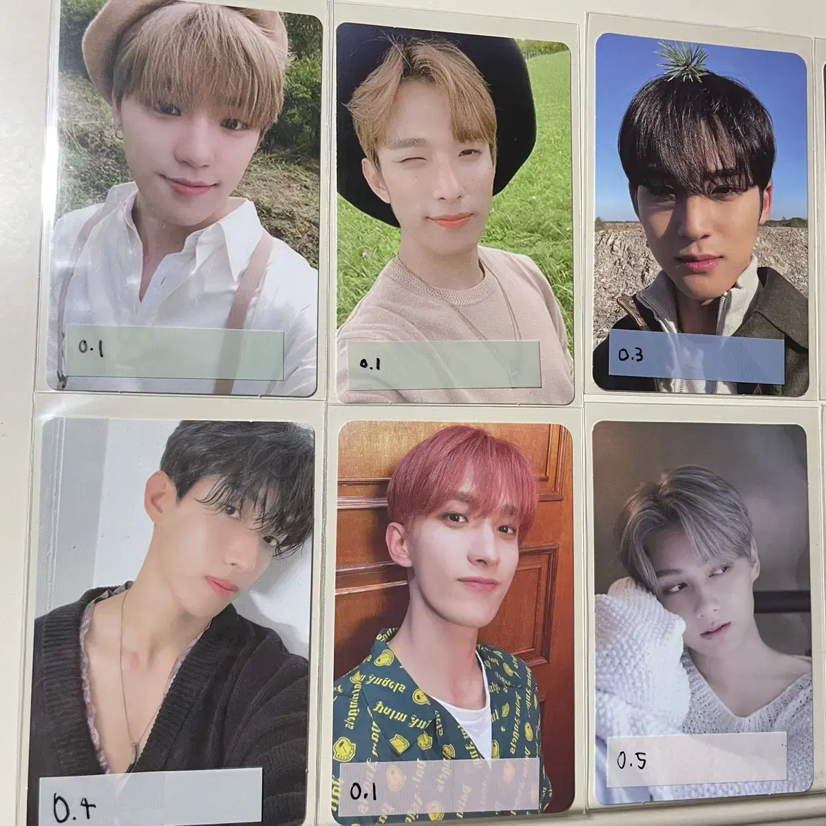 Seventeen photocard wts suddenly flooded jeonghan jun woozi dk mingyu dino