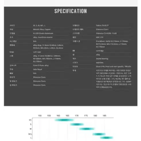 자이언트scr2 로드자전거