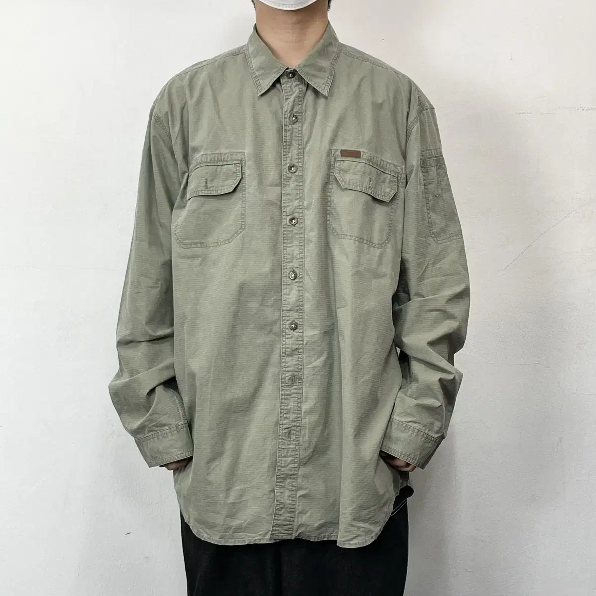 Calhart Two-Pocket Oversized Work Shirt