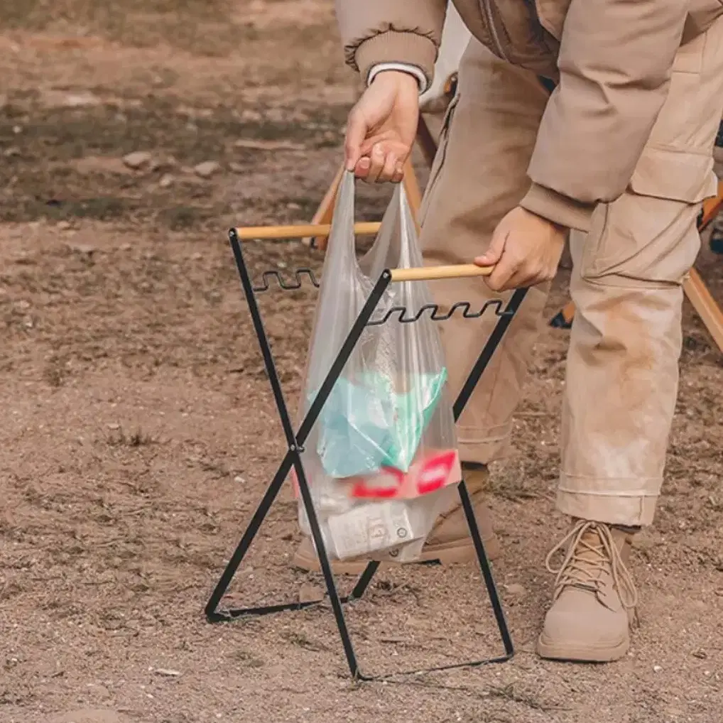 MOUNTAINHIKER 야외 캠핑 나무 손잡이 브래킷