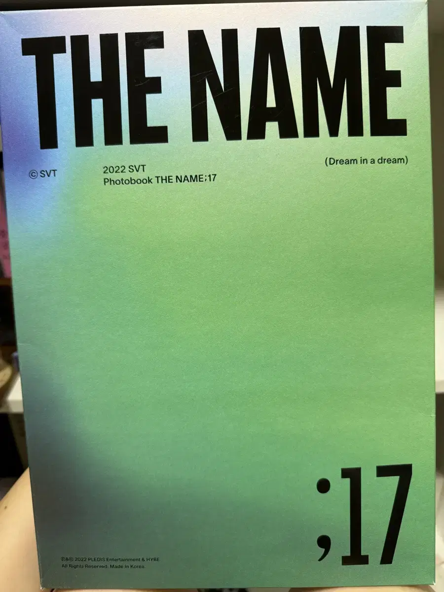 2022 The Name seventeen photobook