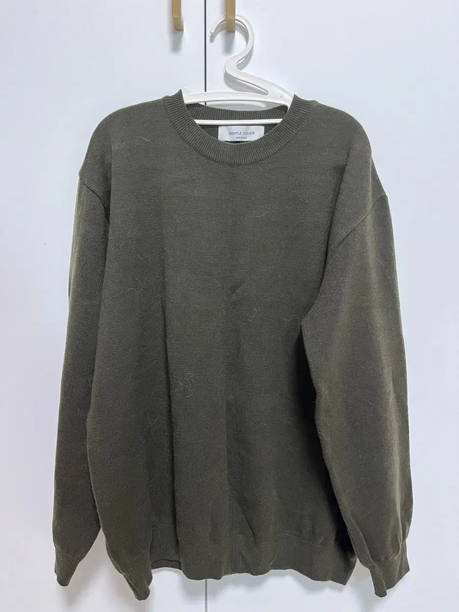 어리틀빗 merino wool golgy knit 딥그린 새상품