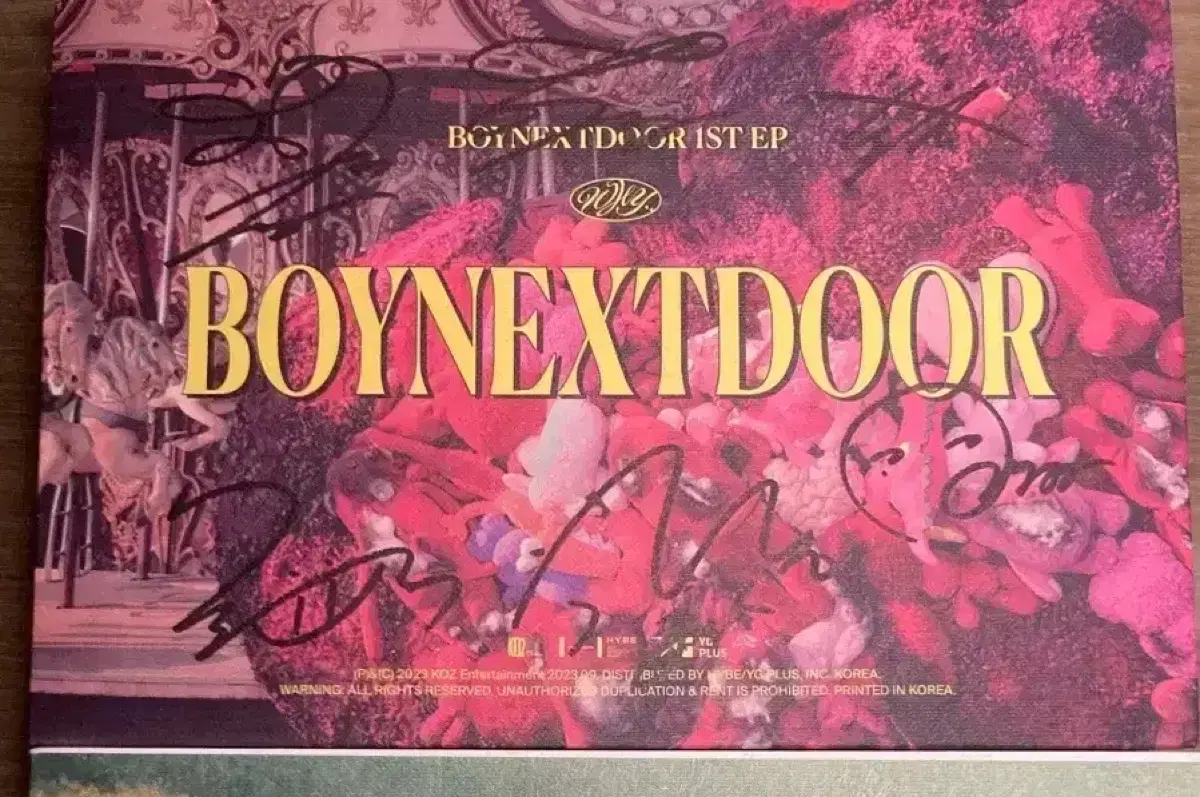 Source boynextdoor group sign album sell 2 copies