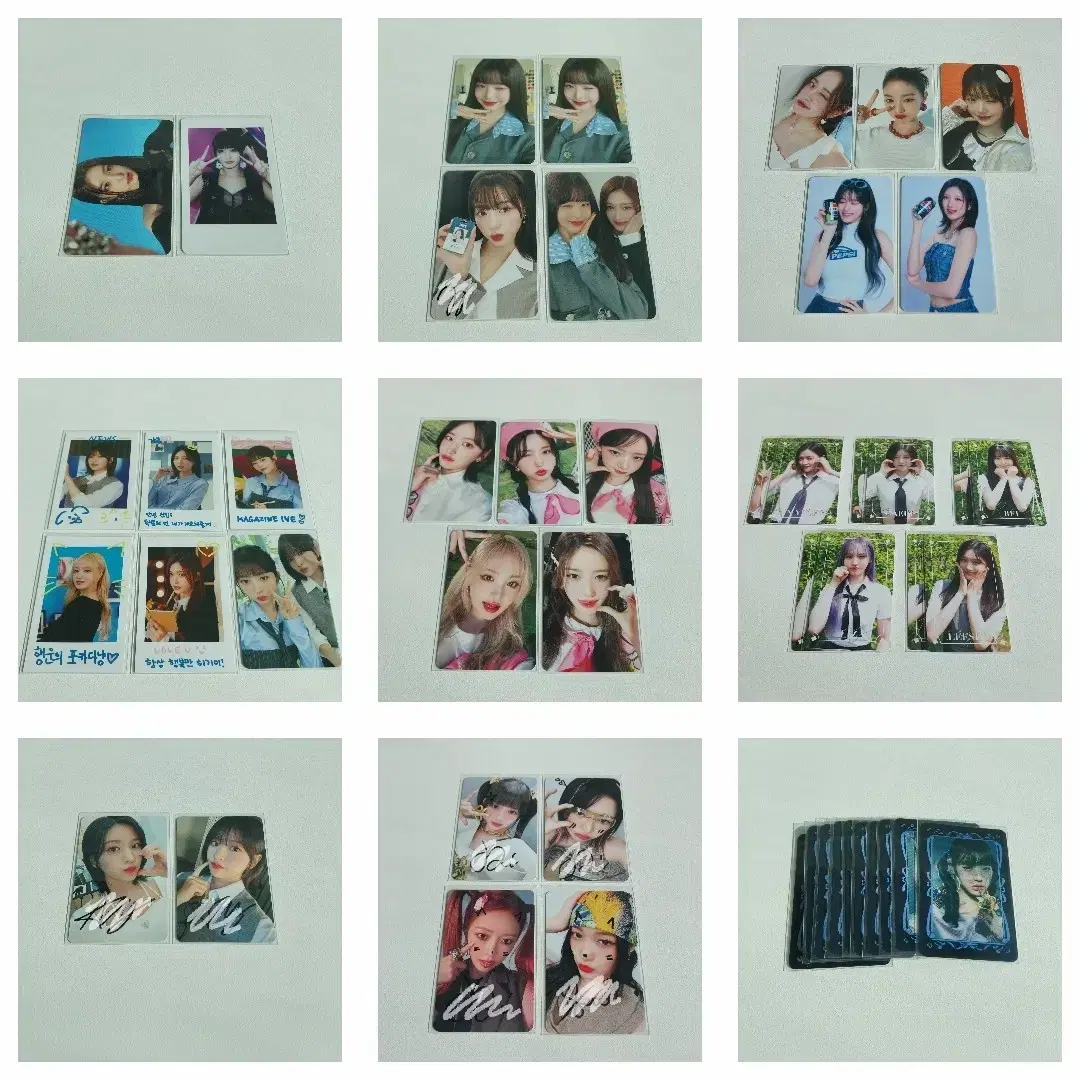 ive photocard, poka sell / yujin gaeul lei wonyoung liz leeseo / sappo