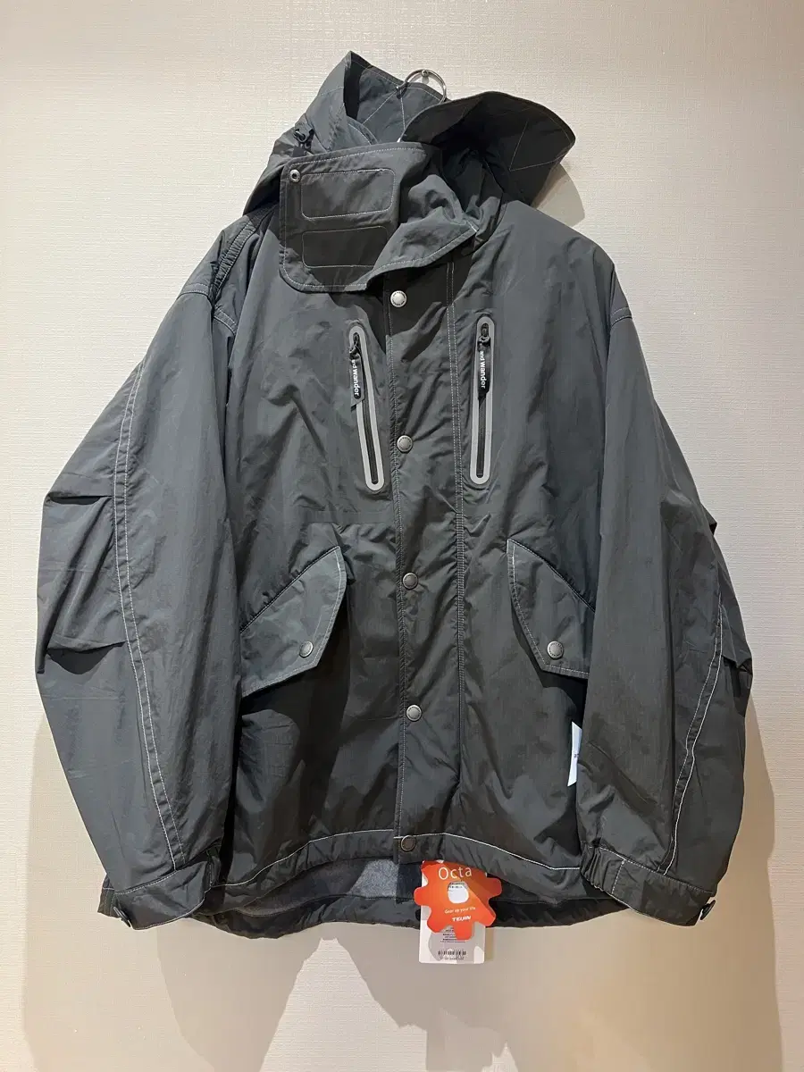 andwander andwander fishtail octa coat(s/m)