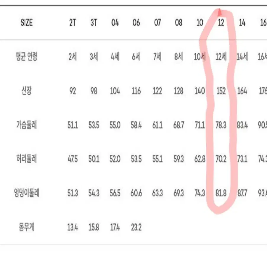 타미힐피거 키즈 12세 152사이즈 팬츠