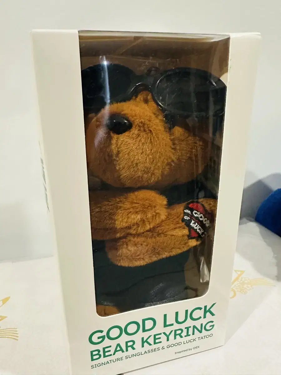 Dex MilliBear keyring Good Luck Bear