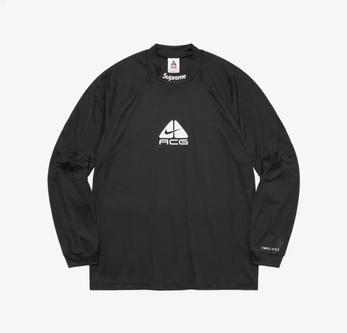 슈프림 supreme x 나이키 nike acg 저지 블랙 XL