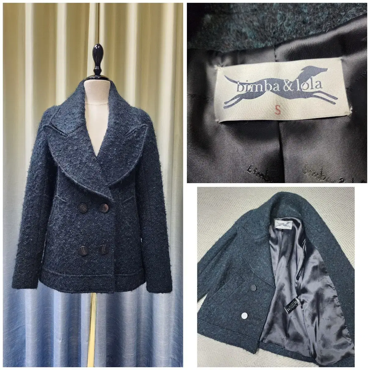 (Genuine) Vimbyrolla Wool Mohair Double Jacket / S (55)