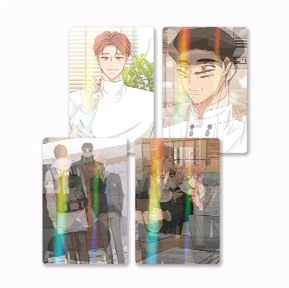 Third ending lenticular postcard set